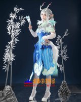 【オーバーウォッチ】霧子 Kiriko 水風神楽テイストコスプレ衣装 極上の和風戦乙女ファッション
