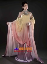 【圧倒的な美】スター・ウォーズ パドメ・アミダラ湖のドレス コスプレ衣装 星の海で煌めく王家の風格