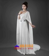 スター・ウォーズ エピソード 4 / 新たなる希望 レイア・オーガナ姫 フォーマルドレス コスプレ衣装｜白き王家の優雅を 100% 再現する劇中アイコン衣装