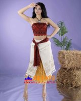 🌊2026 最新作！映画『モアナと伝説の海』モアナ コスプレ衣装 完全再現｜ハロウィン・イベント大活躍！