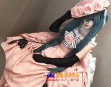 黒執事シエル再現！ピンクヴィクトリアンドレス コスプレ衣装 ファントムハイヴ 完結セット