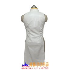 画像4: ストリートファイター チャイナ服 ホワイト コスプレ衣装  abccos製 「受注生産」 (4)