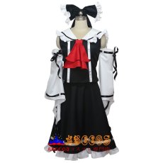 画像1: 東方Project 東方緋想天 博麗 霊夢 黒い版 コスチューム 巫女服 コスプレ衣装 abccos製 「受注生産」 (1)