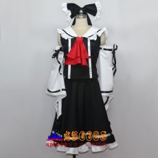 画像2: 東方Project 東方緋想天 博麗 霊夢 黒い版 コスチューム 巫女服 コスプレ衣装 abccos製 「受注生産」 (2)