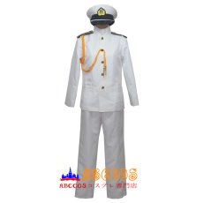 画像1: 艦隊これくしょん 風 戦艦大和 海軍提督 コスプレ衣装 abccos製 「受注生産」 (1)