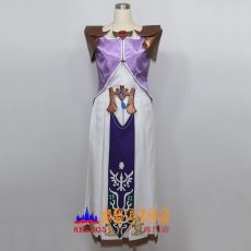 画像2: ゼルダの伝説 トワイライトプリンセス ゼルダ姫 コスプレ衣装 abccos製 「受注生産」 (2)