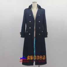 画像2: 安室奈美恵風 あむろなみえ 紺色 コート コスプレ衣装 abccos製 「受注生産」 (2)