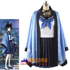 画像7: ブルーアーカイブ-Blue Archive- 桐生キキョウ セーラー服制服羽織 コスプレ衣装 abccos製 「受注生産」 (7)