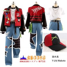 画像31: あんさんぶるスターズ!/!! trickstar freedom 遊木真（ゆうき まこと）氷鷹北斗（ひだか ほくと）明星スバル（あけほし すばる）衣更真緒（いさら まお） コスチューム コスプレ衣装 abccos製 「受注生産」 (31)