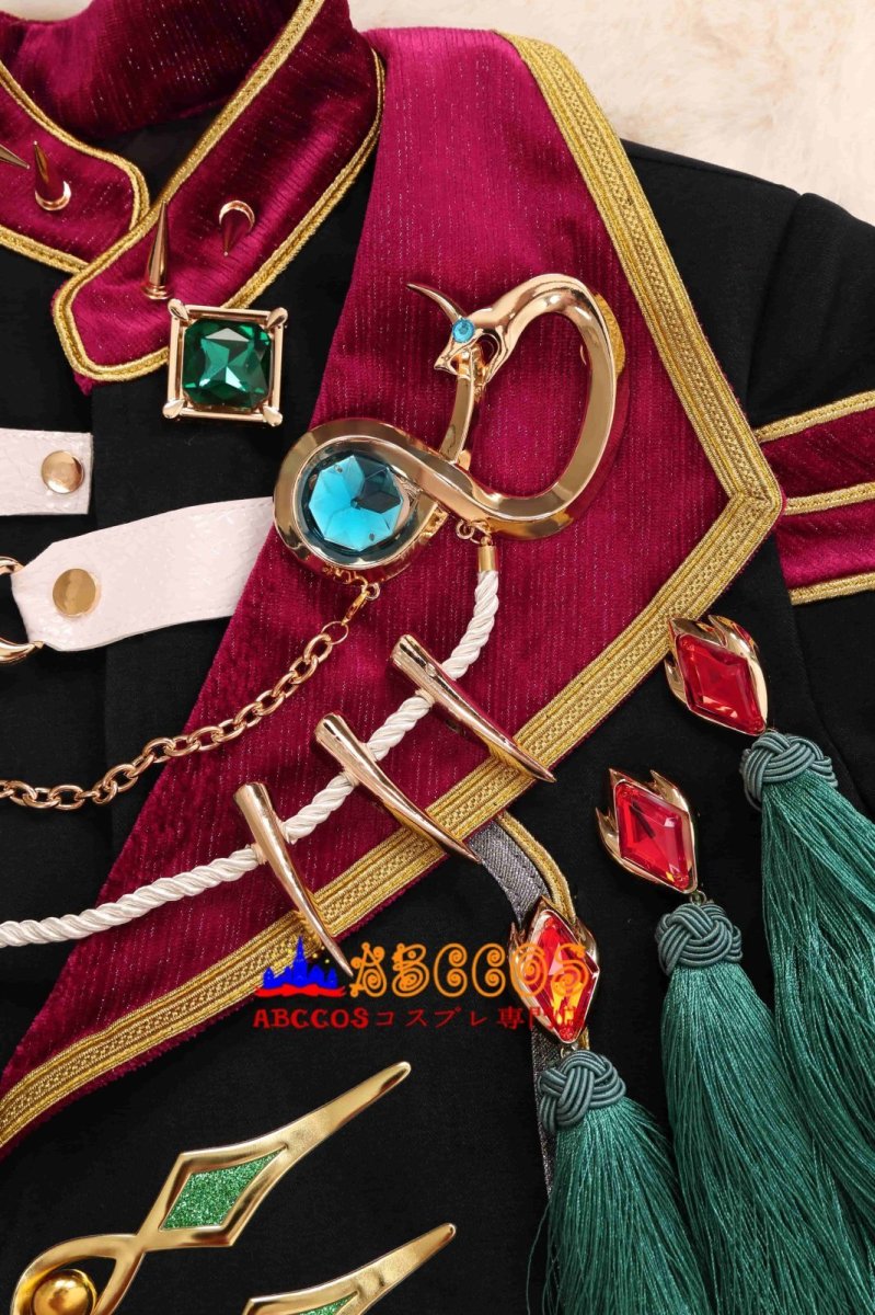 画像11: あんさんぶるスターズ！！円環のRefraction Slither ウロボロスと地底の住処 七種茨（SAEGUSA IBARA）コスプレ衣装 abccos製 「受注生産」 (11)