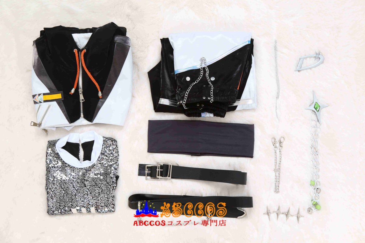 画像27: あんさんぶるスターズ！！ダンス選抜曲 LOCK YOUR GAZE 衣更 真緒 月永 レオ 巴日和 コスプレ衣装 abccos製 「受注生産」 (27)