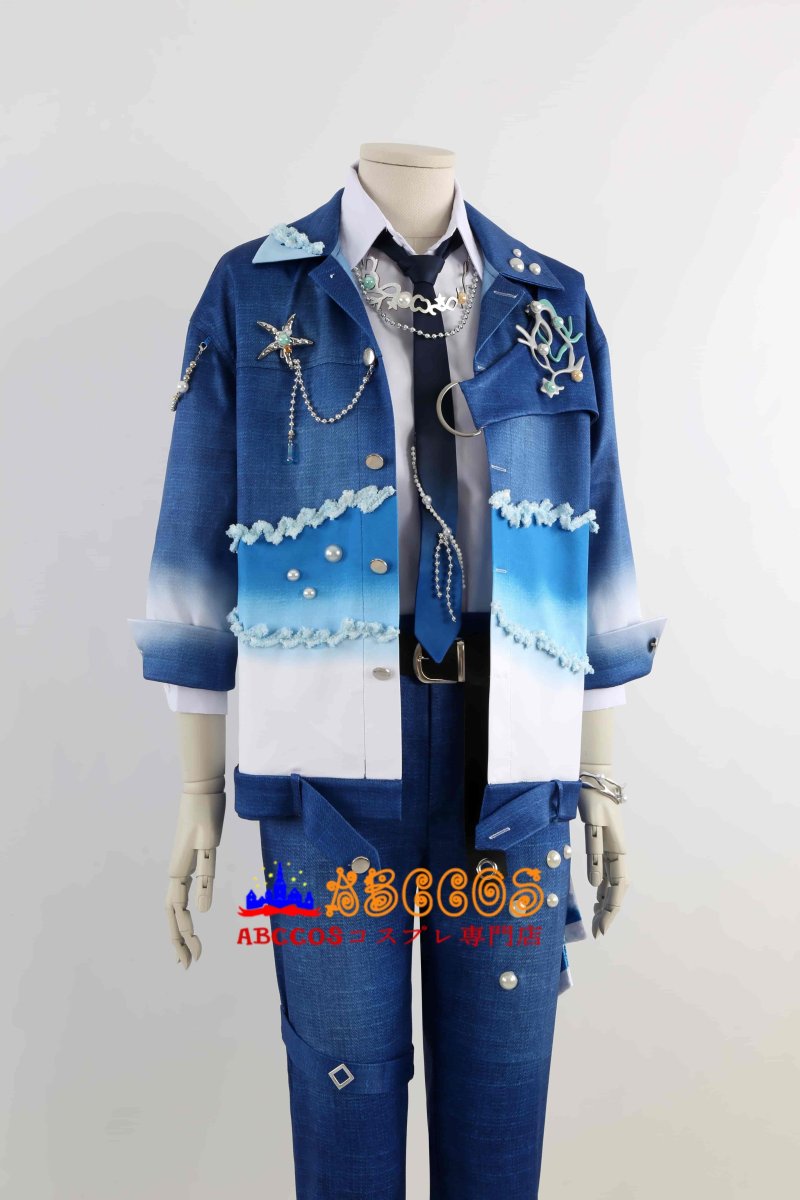 画像5: あんさんぶるスターズ!Ensemble Stars! 10周年 第3弾 Neptu「Deep into you」青葉つむぎ コスプレ衣装 abccos製 「受注生産」 (5)