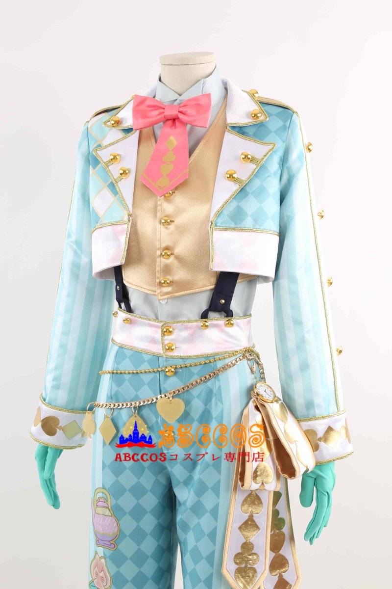 画像11: ディズニーツイステッドワンダーランド 薔薇の王国のホワイトラビット・フェス フロイド·リーチ Floyd Leech コスプレ衣装 abccos製 「受注生産」 (11)