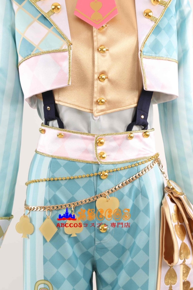 画像13: ディズニーツイステッドワンダーランド 薔薇の王国のホワイトラビット・フェス フロイド·リーチ Floyd Leech コスプレ衣装 abccos製 「受注生産」 (13)