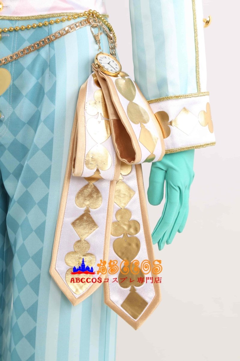 画像14: ディズニーツイステッドワンダーランド 薔薇の王国のホワイトラビット・フェス フロイド·リーチ Floyd Leech コスプレ衣装 abccos製 「受注生産」 (14)