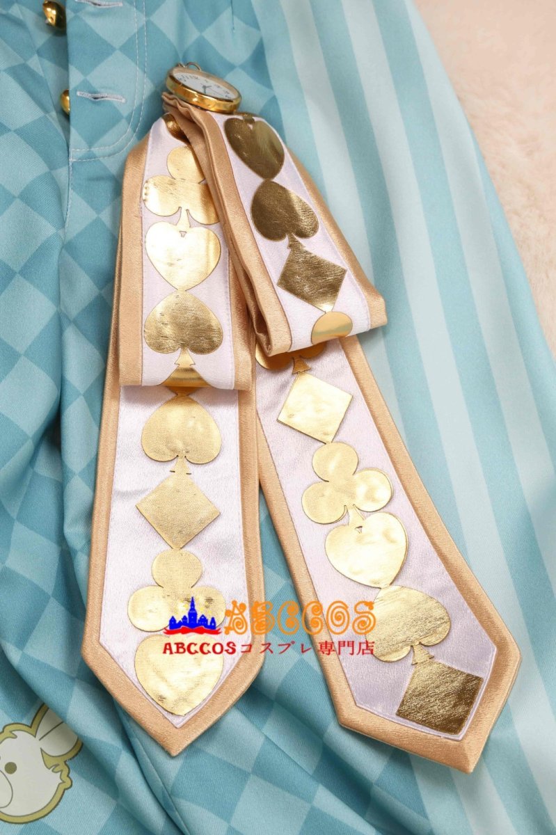 画像18: ディズニーツイステッドワンダーランド 薔薇の王国のホワイトラビット・フェス フロイド·リーチ Floyd Leech コスプレ衣装 abccos製 「受注生産」 (18)