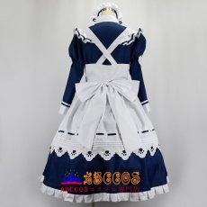 画像6: 戌神ころね／いぬがみ ころね ロリータ風 メイド服　ワンピース  パ一プル/トュロ一 ネクタイ コスプレ衣装 abccos製 「受注生産」 (6)