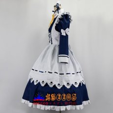 画像10: 戌神ころね／いぬがみ ころね ロリータ風 メイド服　ワンピース  パ一プル/トュロ一 ネクタイ コスプレ衣装 abccos製 「受注生産」 (10)