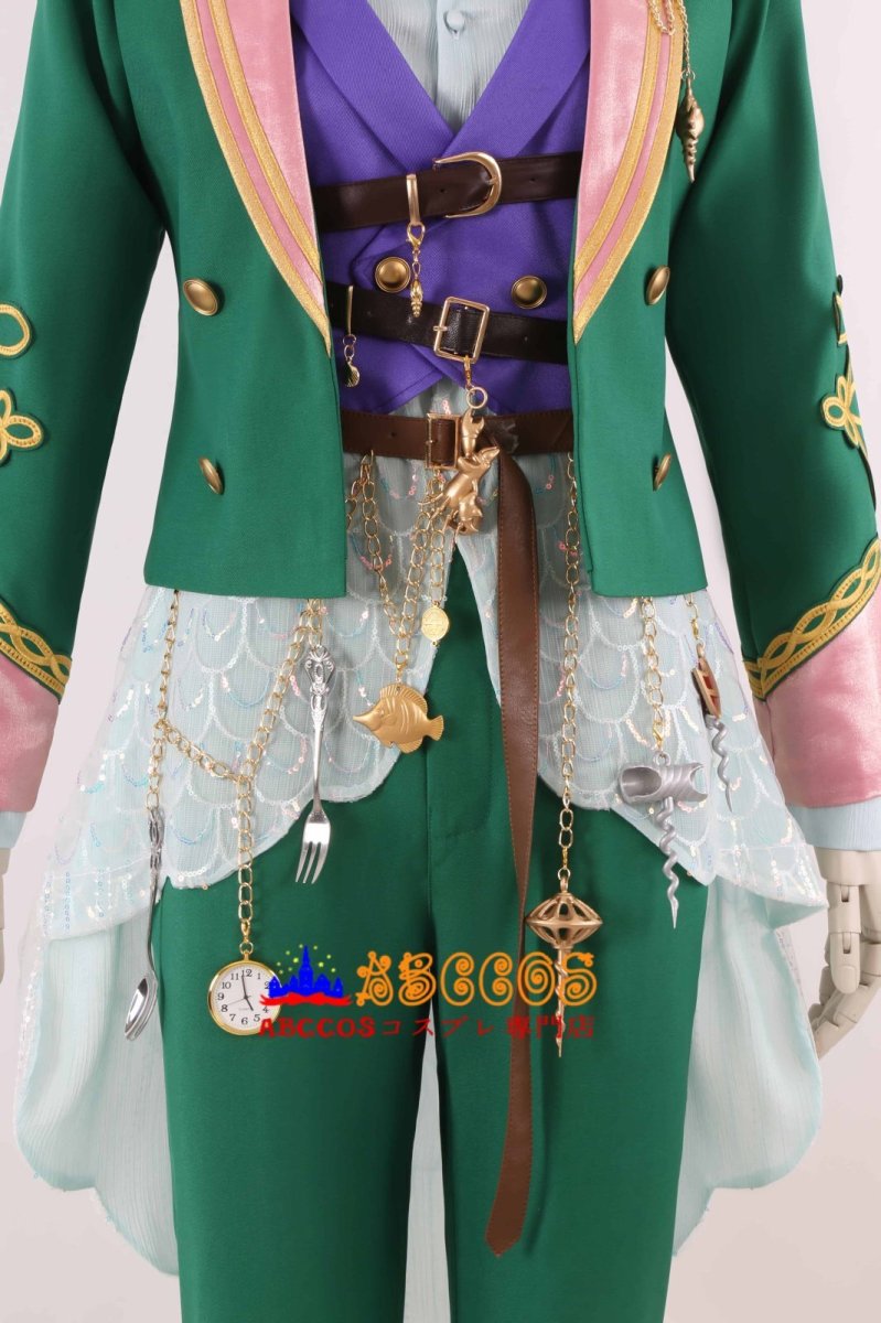 画像10: ディズニーツイステッドワンダーランド マリナフィーネ寮 リエーレ・コーラリア /rielle corallia コスプレ衣装 オーダーメイド可能 abccos製 「受注生産」 (10)