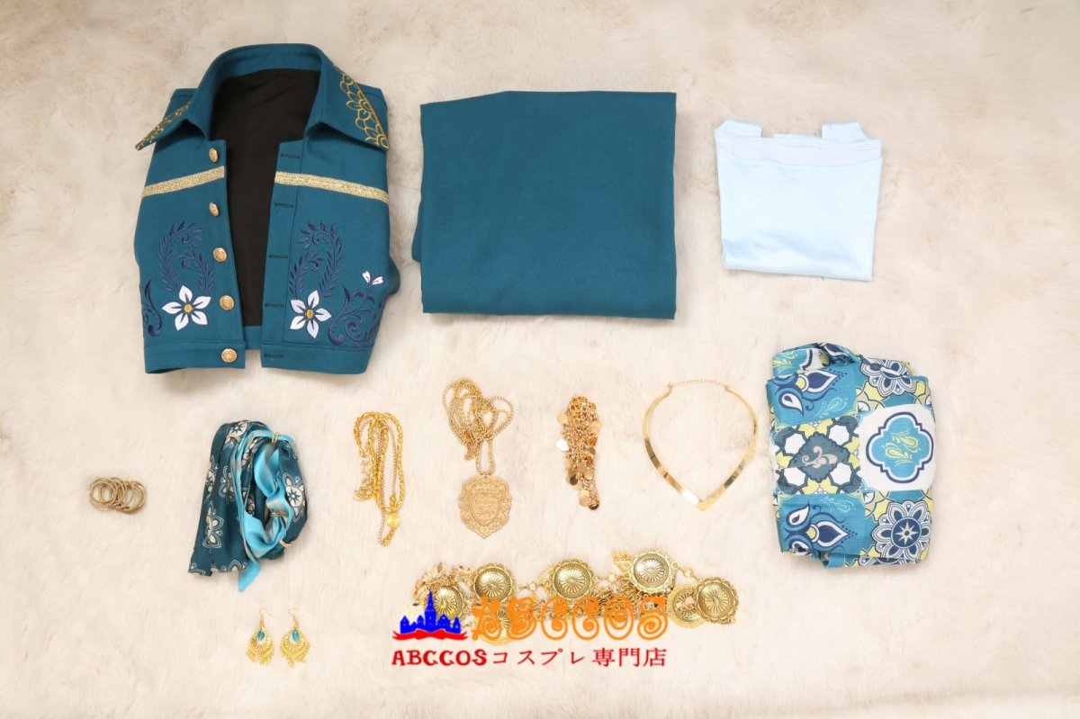画像31: ディズニーツイステッドワンダーランド デュナミーナ寮 ミナジール・ティラージャ /Minajael Tealrajah コスプレ衣装 オーダーメイド可能 abccos製 「受注生産」 (31)