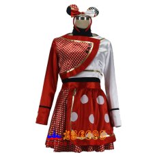 画像1: ディズニー  Minnie ミニー風 コスプレ衣装 abccos製 「受注生産」 (1)