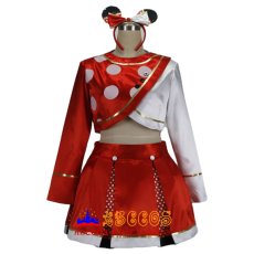 画像1: ディズニー  Minnie ミニー風 コスプレ衣装 abccos製 「受注生産」　 (1)