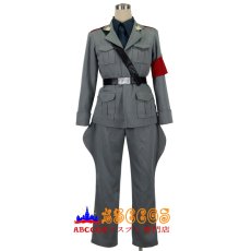 画像1: ガールズ&パンツァー（ガールズ アンド パンツァー）GIRLS und PANZER 安斎 千代美/ あんざいちよみ コスプレ衣装 abccos製 「受注生産」 (1)