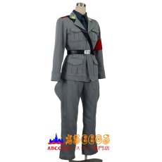 画像2: ガールズ&パンツァー（ガールズ アンド パンツァー）GIRLS und PANZER 安斎 千代美/ あんざいちよみ コスプレ衣装 abccos製 「受注生産」 (2)