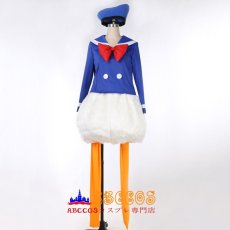 画像2: 東京ディズニーランド Donald Duck ドナルドダック ブル一 海軍服 コスプレ衣装 abccos製 「受注生産」 (2)