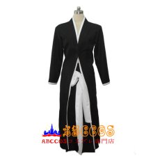 画像1: BLEACH 黒崎一護 死覇装 コスプレ衣装  abccos製 「受注生産」 (1)