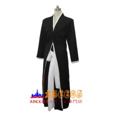 画像2: BLEACH 黒崎一護 死覇装 コスプレ衣装  abccos製 「受注生産」 (2)