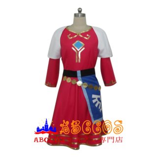 ゼルダの伝説　時のオカリナ　コスプレ衣装　ゼルダ姫　ウィッグ付きフルセット ゼルダの伝説 時のオカリナ コスプレ衣装 ゼルダ姫 ウィッグ付き