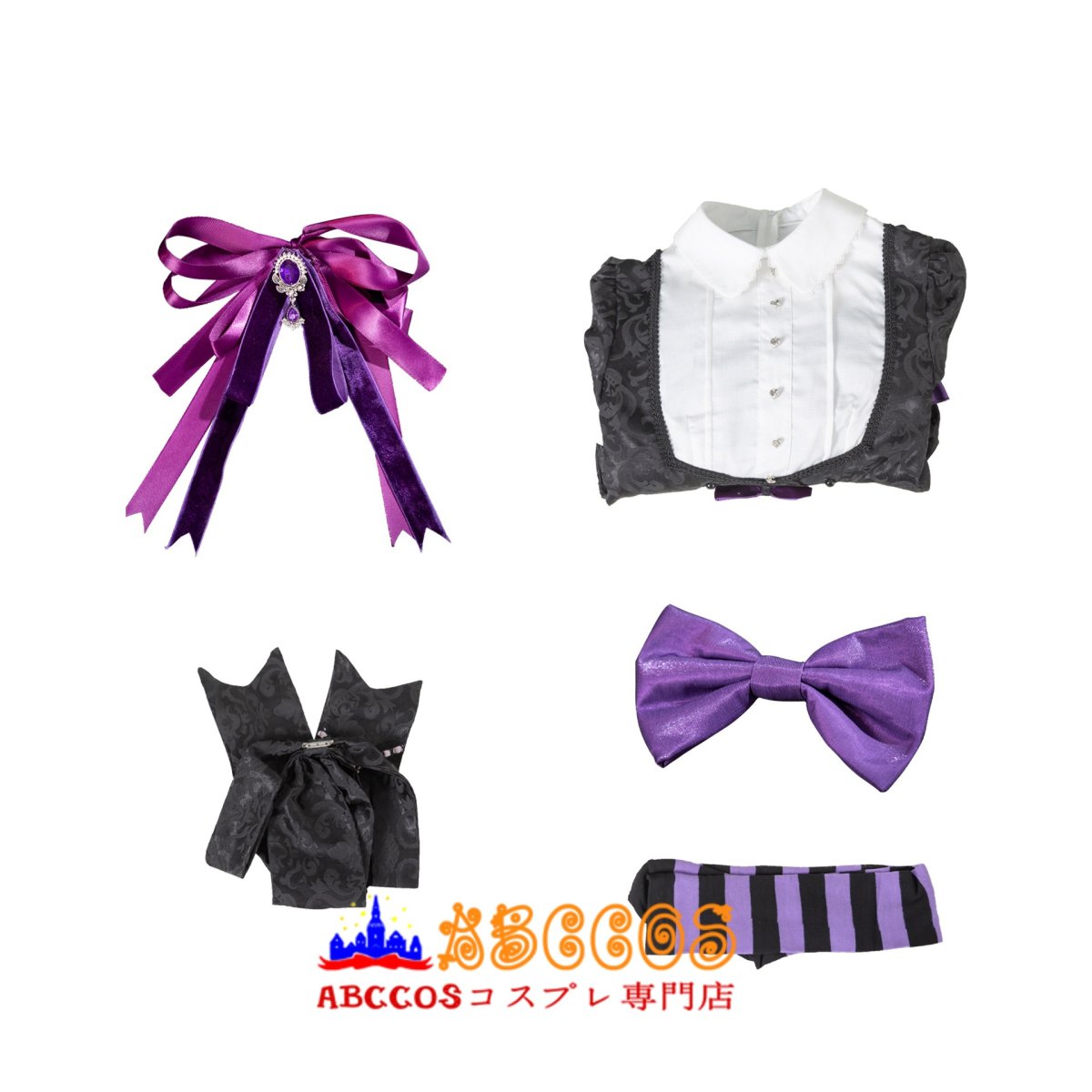 画像16: 【売り切れ即終】パンティ&ストッキングwithガーターベルト ストッキング lolita コスプレ衣装 abccos製 「受注生産」 (16)