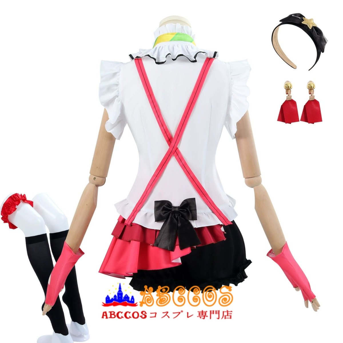 画像3: 【売り切れ即終】LoveLive!ラブライブ！スクールアイドルフェスティバル スクフェス 星空 凛（ほしぞら りん）打歌服 コスプレ衣装 abccos製「受注生産」 (3)