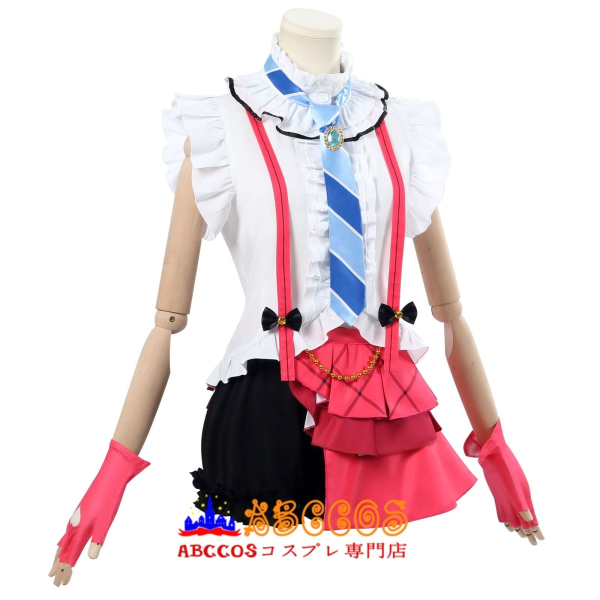 画像2: 【売り切れ即終】LoveLive!ラブライブ！スクールアイドルフェスティバル スクフェス 園田 海未（そのだ うみ）打歌服 コスプレ衣装 abccos製「受注生産」 (2)