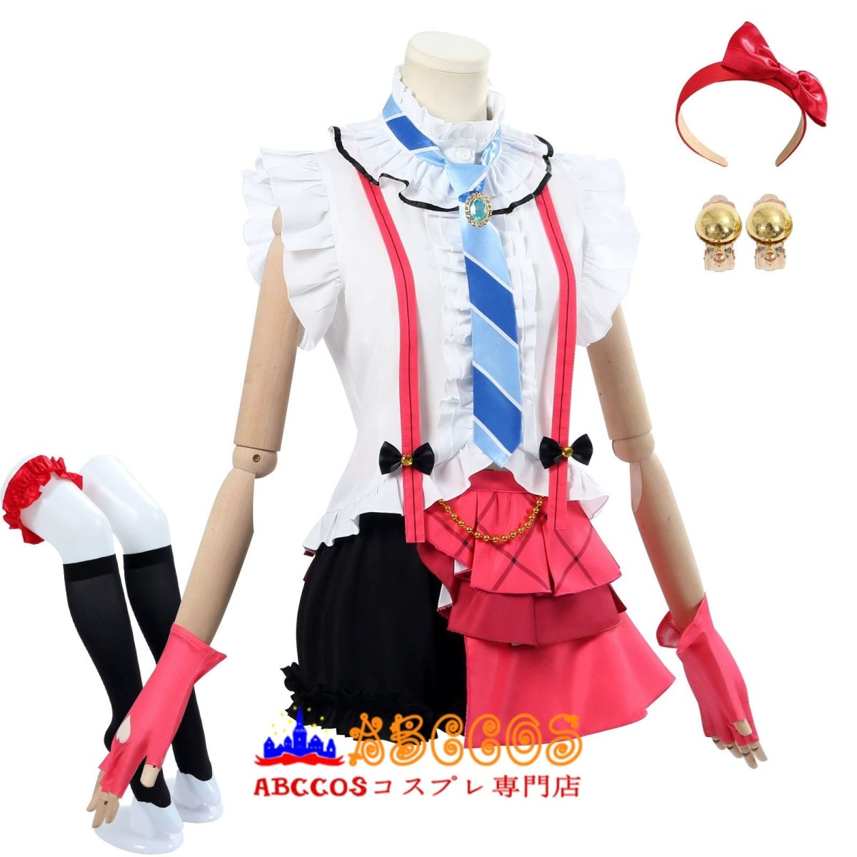 画像4: 【売り切れ即終】LoveLive!ラブライブ！スクールアイドルフェスティバル スクフェス 園田 海未（そのだ うみ）打歌服 コスプレ衣装 abccos製「受注生産」 (4)