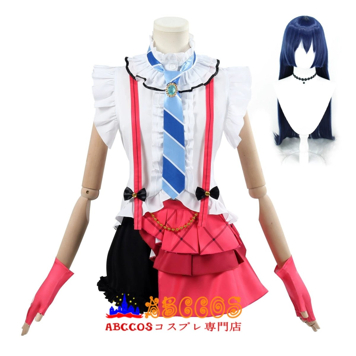 画像5: 【売り切れ即終】LoveLive!ラブライブ！スクールアイドルフェスティバル スクフェス 園田 海未（そのだ うみ）打歌服 コスプレ衣装 abccos製「受注生産」 (5)