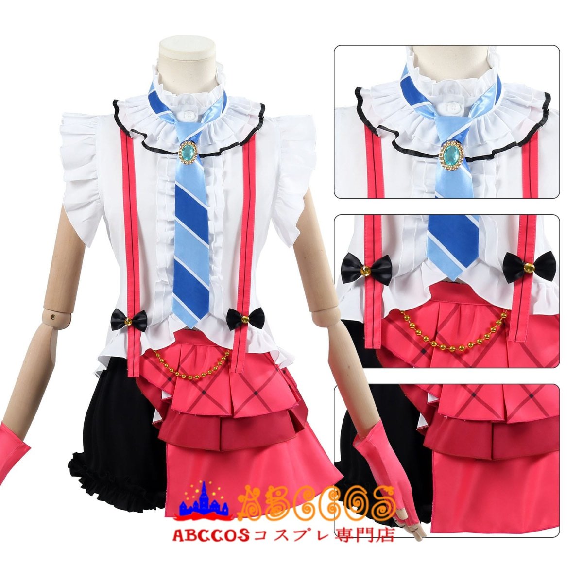 画像7: 【売り切れ即終】LoveLive!ラブライブ！スクールアイドルフェスティバル スクフェス 園田 海未（そのだ うみ）打歌服 コスプレ衣装 abccos製「受注生産」 (7)