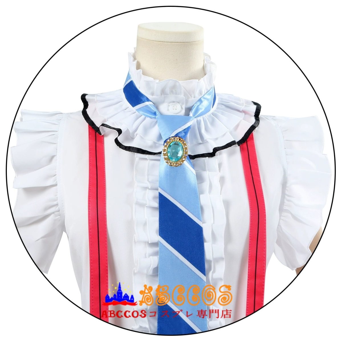 画像8: 【売り切れ即終】LoveLive!ラブライブ！スクールアイドルフェスティバル スクフェス 園田 海未（そのだ うみ）打歌服 コスプレ衣装 abccos製「受注生産」 (8)