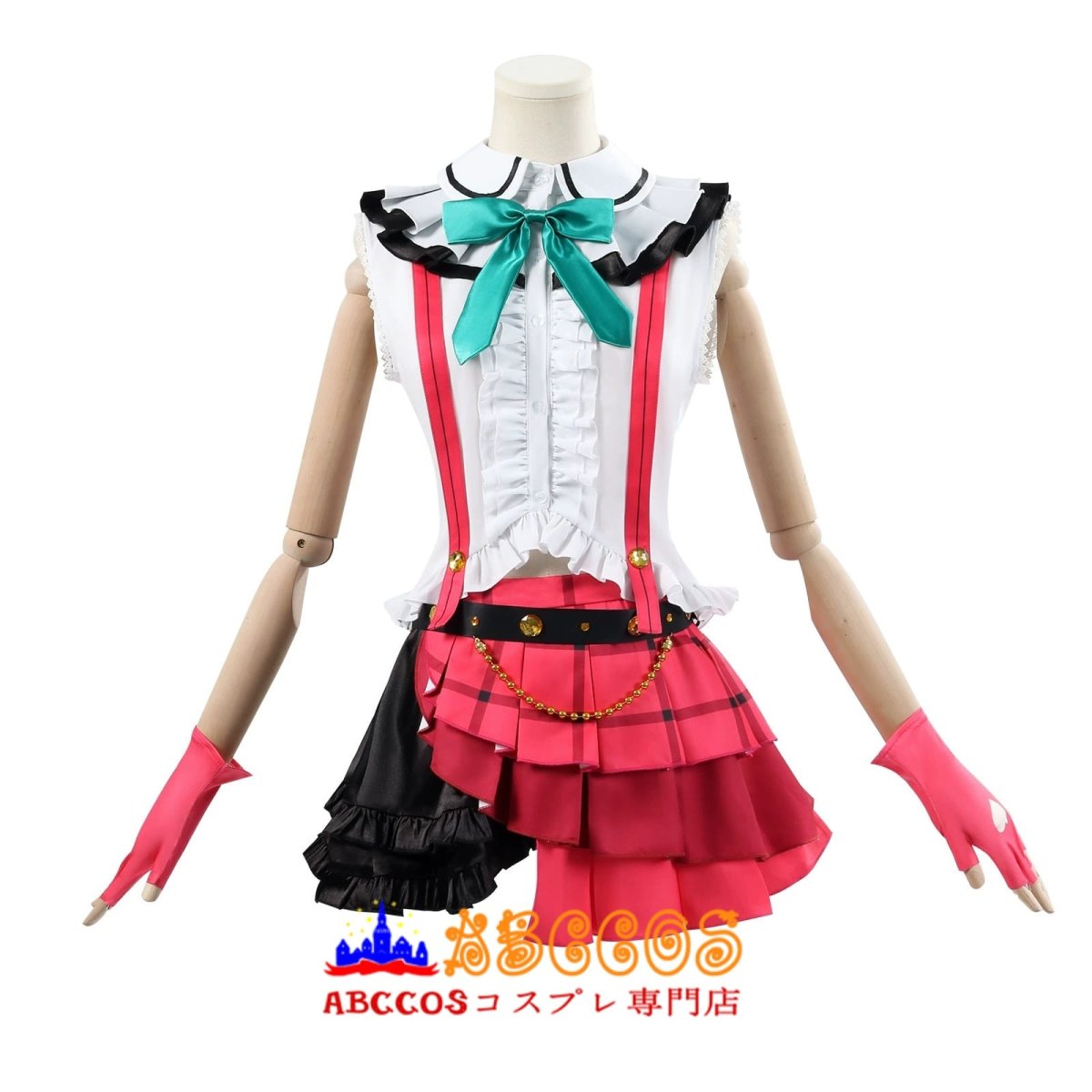 画像1: 【売り切れ即終】LoveLive!ラブライブ！スクールアイドルフェスティバル スクフェス 南 ことり（みなみ ことり）打歌服 コスプレ衣装 abccos製「受注生産」 (1)