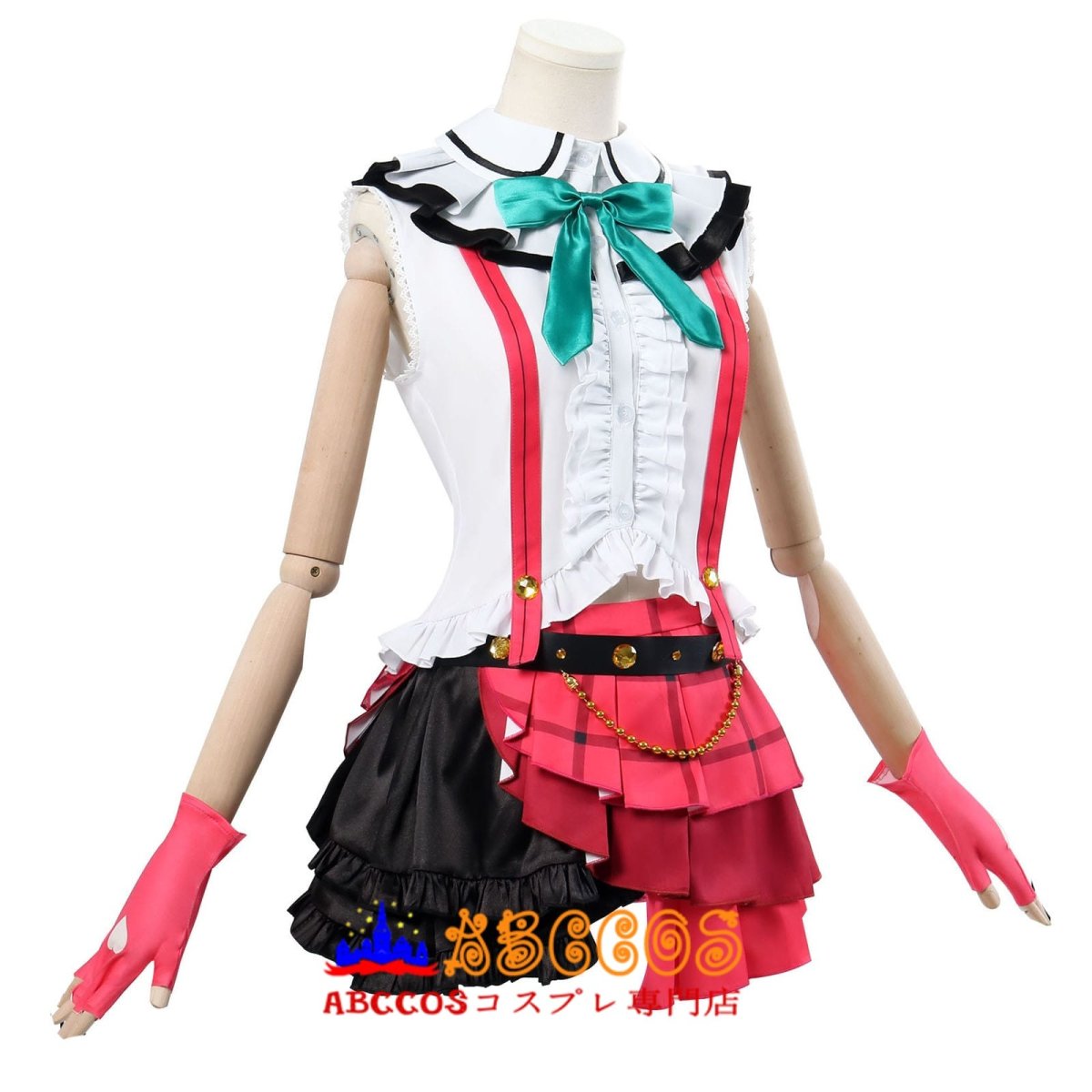 画像2: 【売り切れ即終】LoveLive!ラブライブ！スクールアイドルフェスティバル スクフェス 南 ことり（みなみ ことり）打歌服 コスプレ衣装 abccos製「受注生産」 (2)