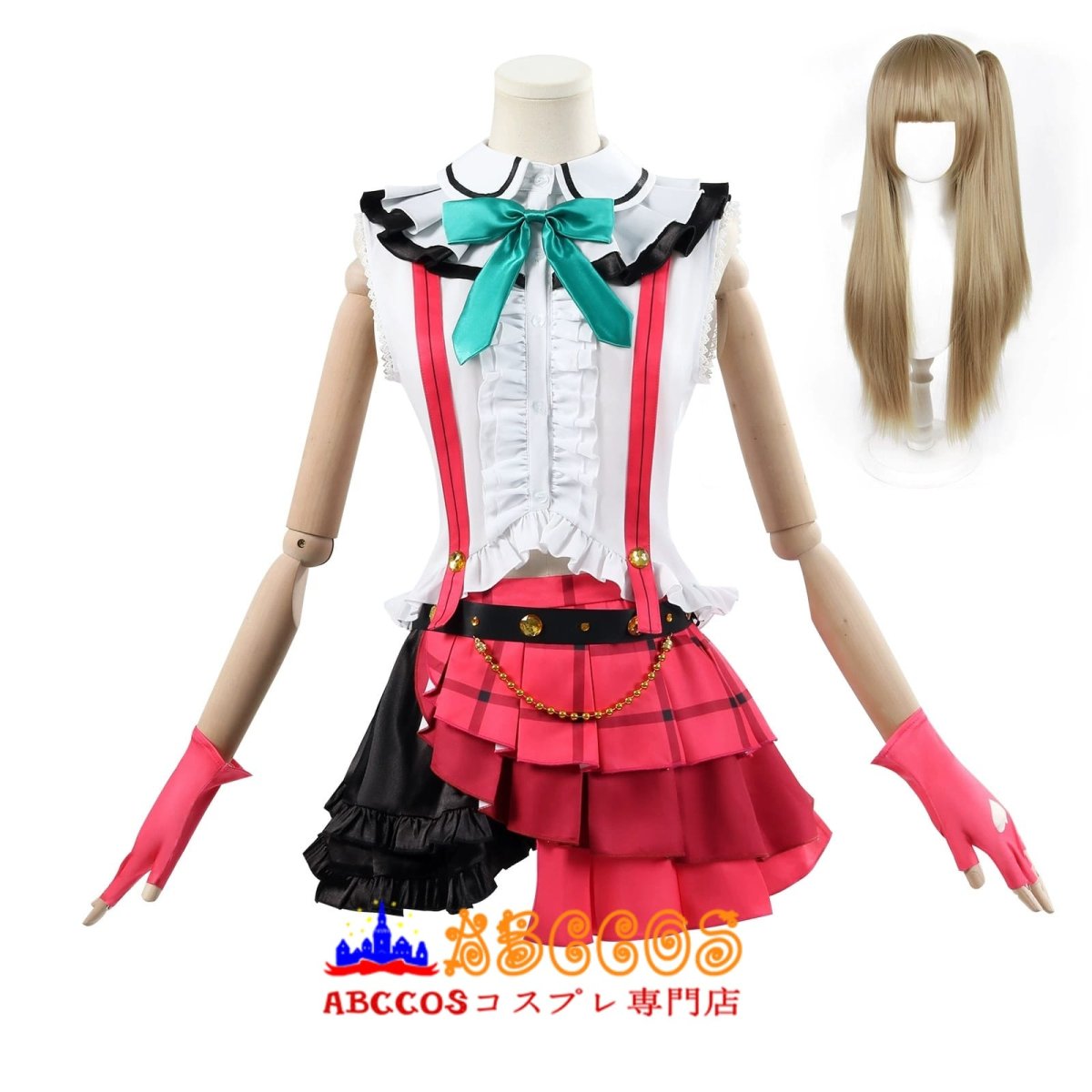 画像4: 【売り切れ即終】LoveLive!ラブライブ！スクールアイドルフェスティバル スクフェス 南 ことり（みなみ ことり）打歌服 コスプレ衣装 abccos製「受注生産」 (4)