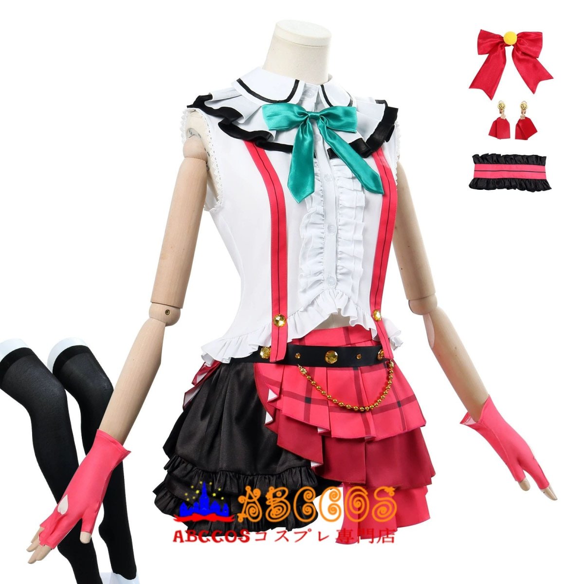 画像5: 【売り切れ即終】LoveLive!ラブライブ！スクールアイドルフェスティバル スクフェス 南 ことり（みなみ ことり）打歌服 コスプレ衣装 abccos製「受注生産」 (5)