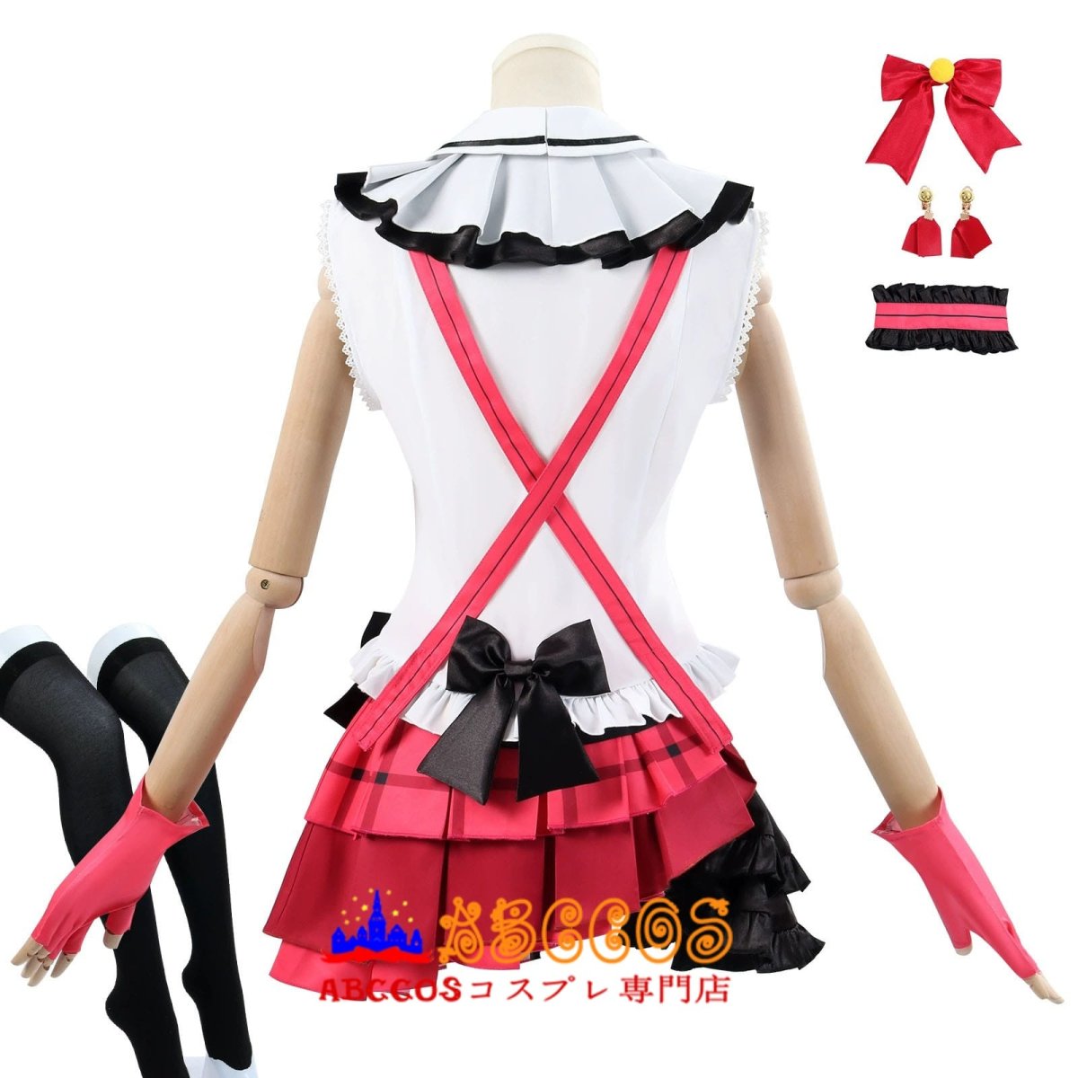 画像6: 【売り切れ即終】LoveLive!ラブライブ！スクールアイドルフェスティバル スクフェス 南 ことり（みなみ ことり）打歌服 コスプレ衣装 abccos製「受注生産」 (6)