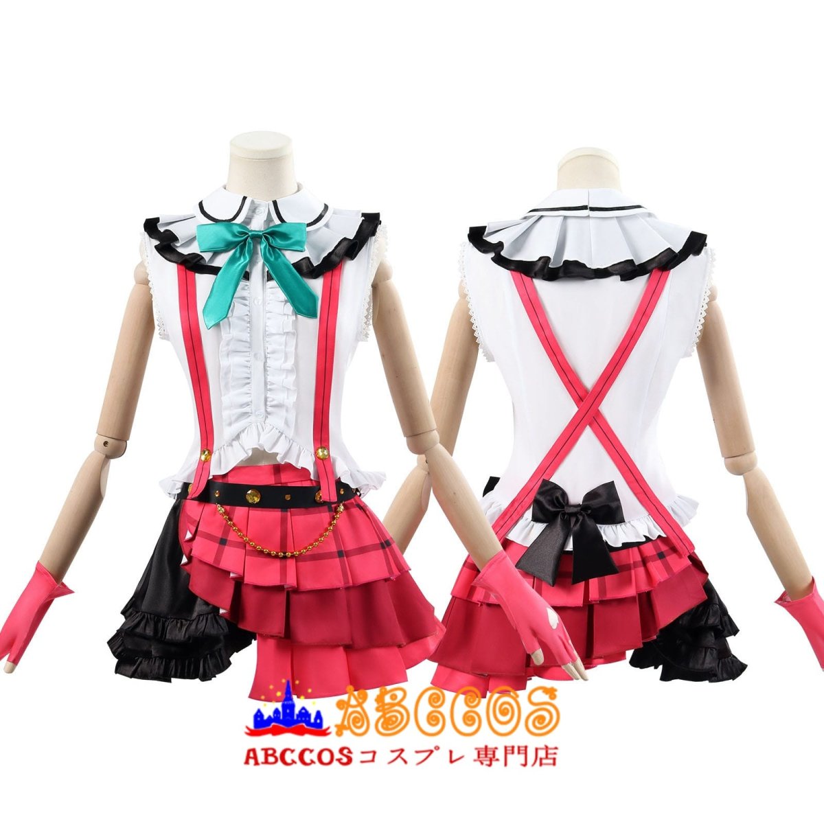 画像7: 【売り切れ即終】LoveLive!ラブライブ！スクールアイドルフェスティバル スクフェス 南 ことり（みなみ ことり）打歌服 コスプレ衣装 abccos製「受注生産」 (7)