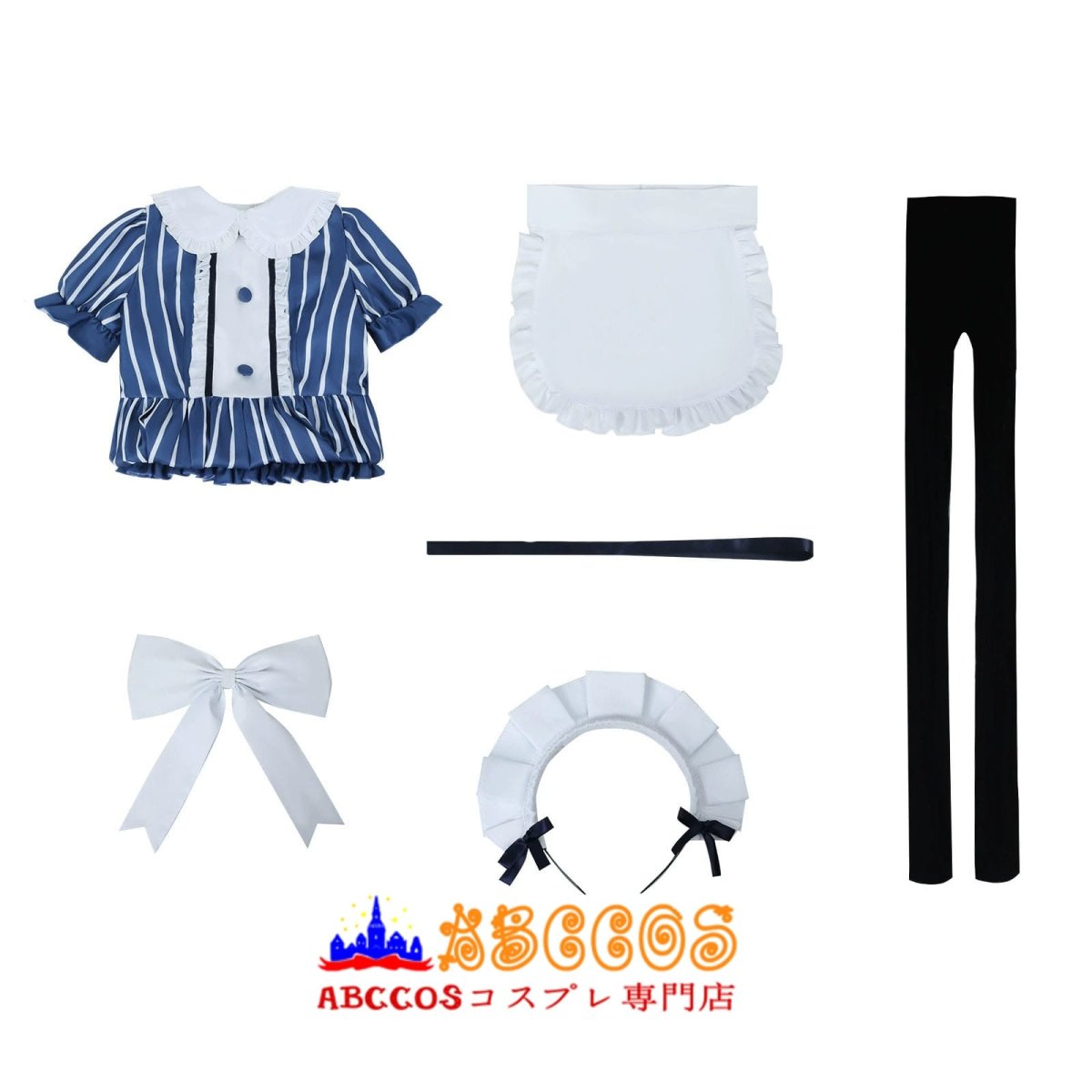 画像16: 【売り切れ即終】女神のカフェテラス 千代田莉々歌(ちよだ りりか)高崎 舞乙(たかさき まお)コスプレ衣装 abccos製 「受注生産」 (16)