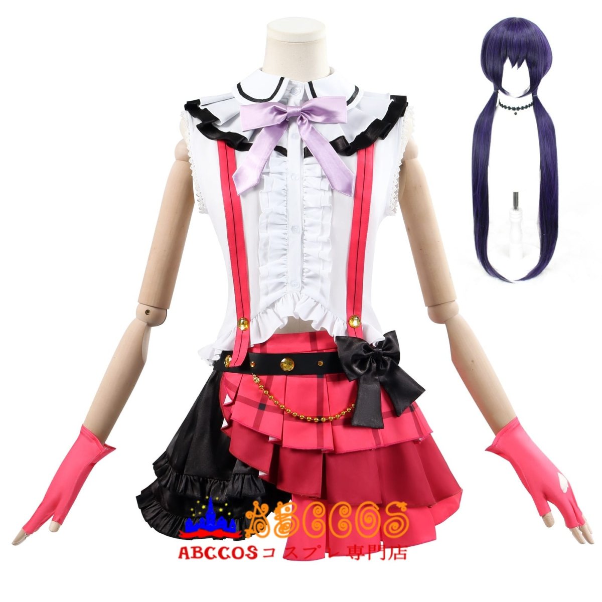 画像4: 【売り切れ即終】LoveLive!ラブライブ！スクールアイドルフェスティバル スクフェス 東條 希（とうじょう のぞみ）打歌服 コスプレ衣装 abccos製「受注生産」 (4)