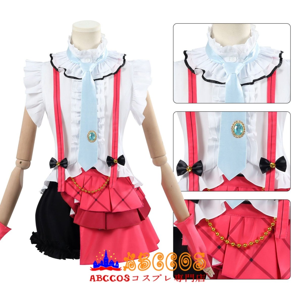 画像5: 【売り切れ即終】LoveLive!ラブライブ！スクールアイドルフェスティバル スクフェス 絢瀬 絵里（あやせ えり）打歌服 コスプレ衣装 abccos製「受注生産」 (5)