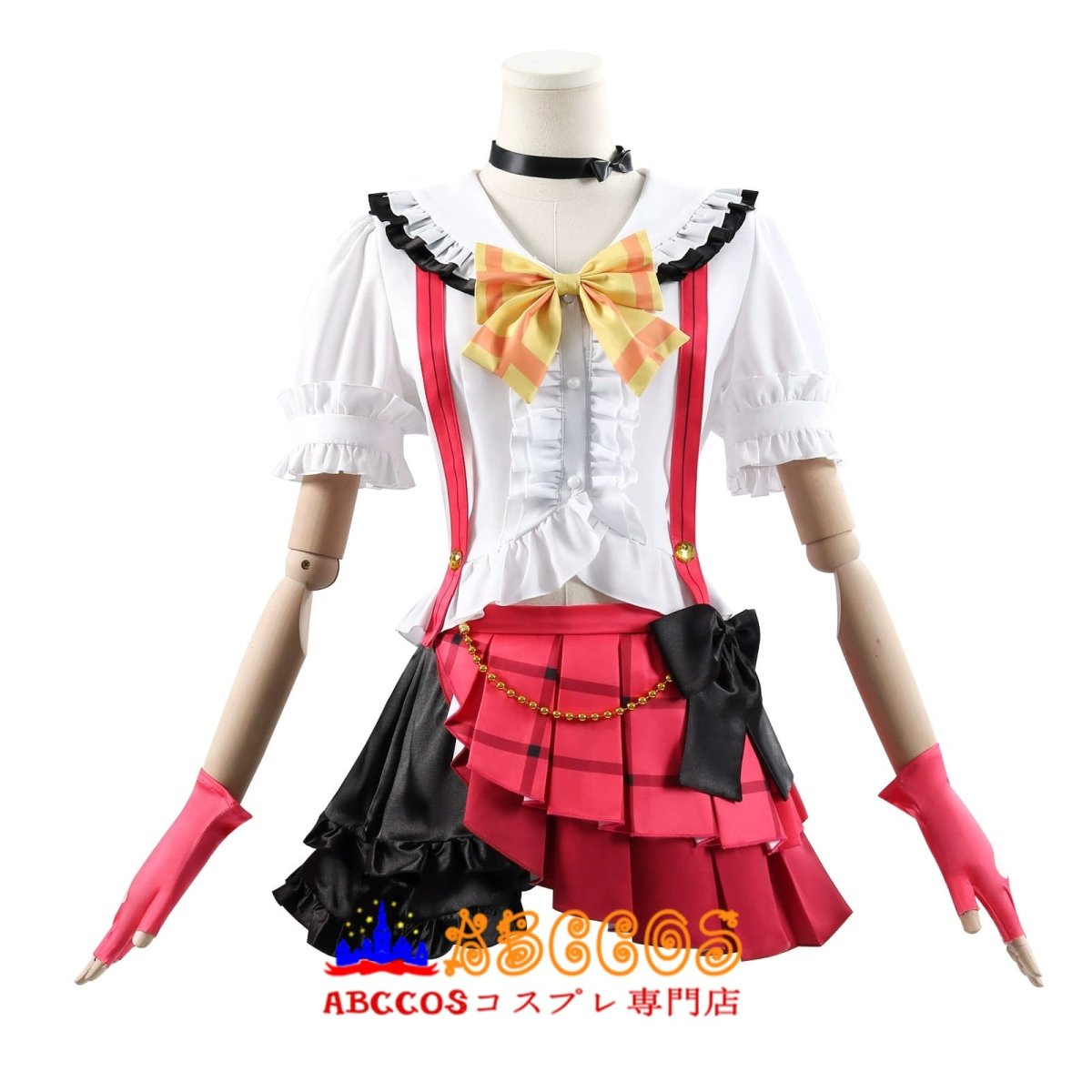 画像1: 【売り切れ即終】LoveLive!ラブライブ！スクールアイドルフェスティバル スクフェス 高坂 穂乃果（こうさか ほのか）打歌服 コスプレ衣装 abccos製「受注生産」 (1)