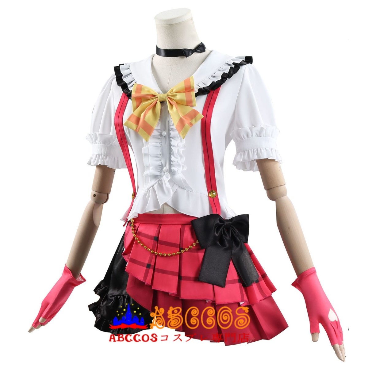 画像2: 【売り切れ即終】LoveLive!ラブライブ！スクールアイドルフェスティバル スクフェス 高坂 穂乃果（こうさか ほのか）打歌服 コスプレ衣装 abccos製「受注生産」 (2)